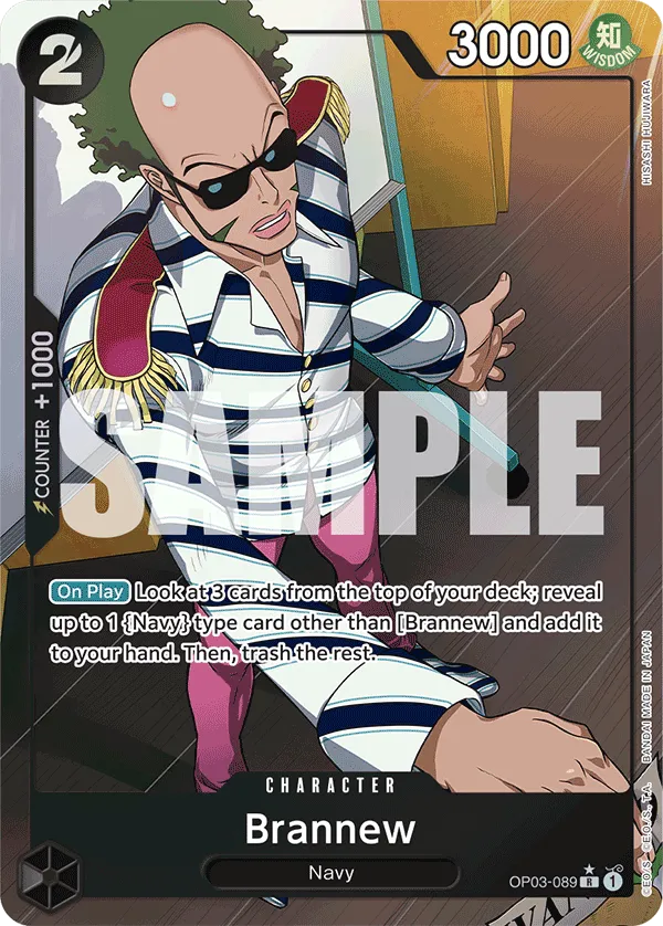 [FULL ART] Brannew - OP03-089 - R PRB-01 THE BEST Premium Booster