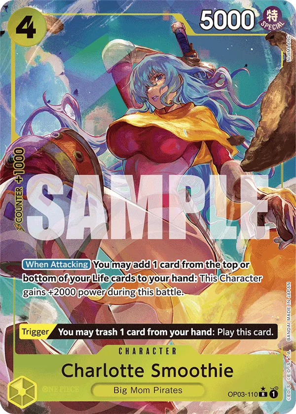 [FULL ART] Charlotte Smoothie - OP03-110 - R PRB-01 THE BEST Premium Booster