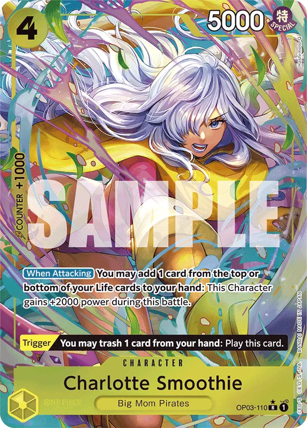 [ALTERNATE ART] Charlotte Smoothie - OP03-110 - R PRB-01 THE BEST Premium Booster