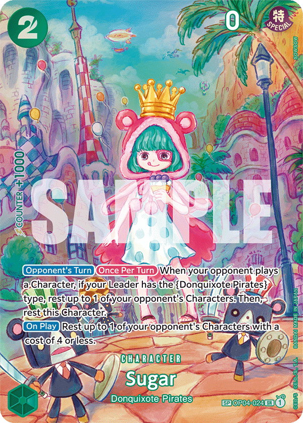 Sugar (SP)  - OP04-024 - Short Print - Wings of the Captain