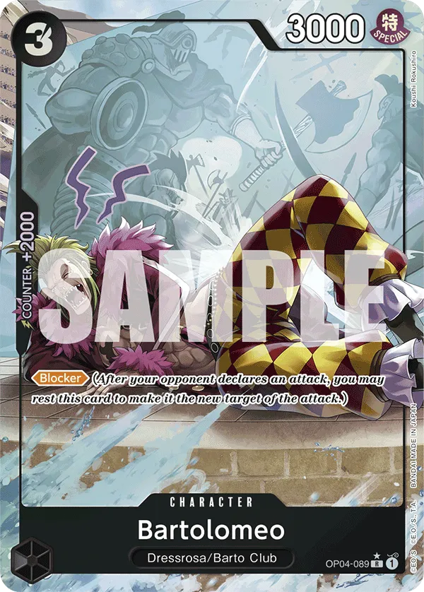 [FULL ART] Bartolomeo - OP04-089 - R PRB-01 THE BEST Premium Booster