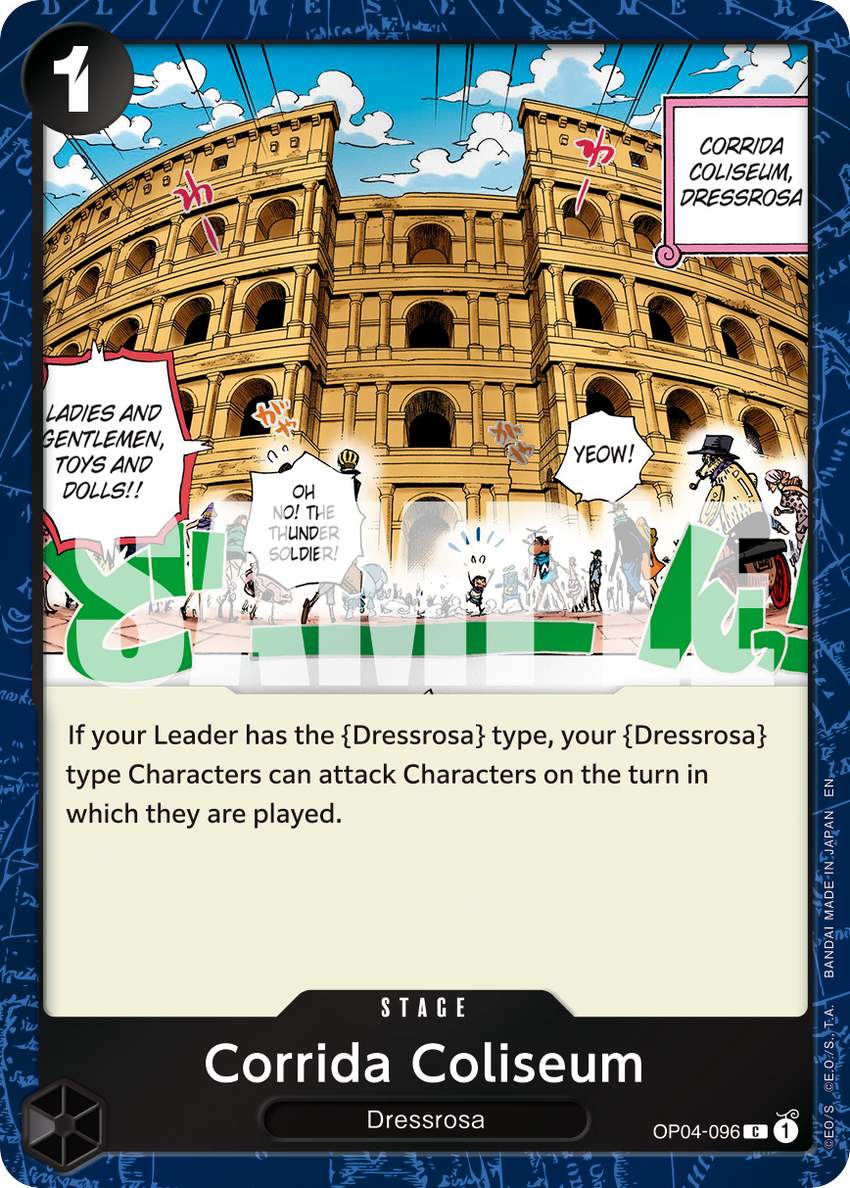 Corrida Coliseum OP04-096 -  [PIRATE FOIL]  [PRB-02] Premium Booster - THE BEST - VOL. 2