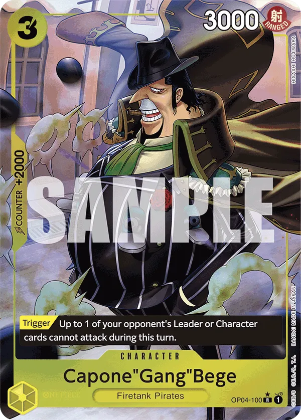 [FULL ART] Capone"Gang"Bege - OP04-100 - R PRB-01 THE BEST Premium Booster