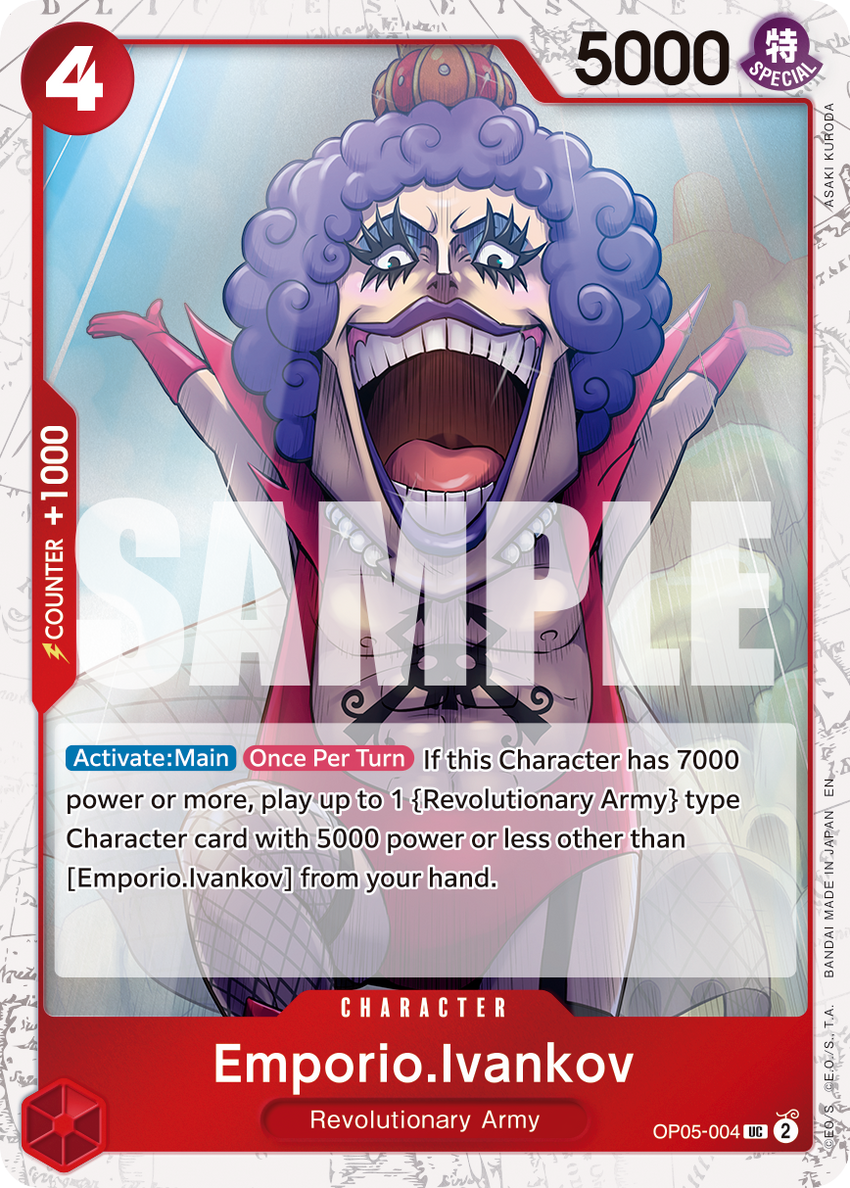 Emporio.Ivankov OP05-004 -  [PIRATE FOIL]  [PRB-02] Premium Booster - THE BEST - VOL. 2