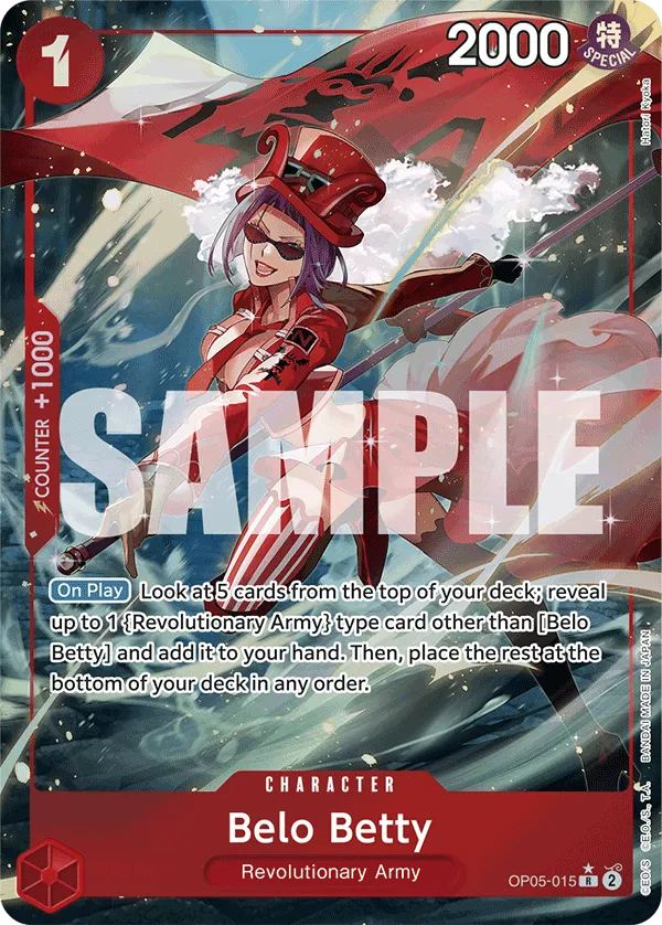 [FULL ART] Belo Betty - OP05-015 - R PRB-01 THE BEST Premium Booster