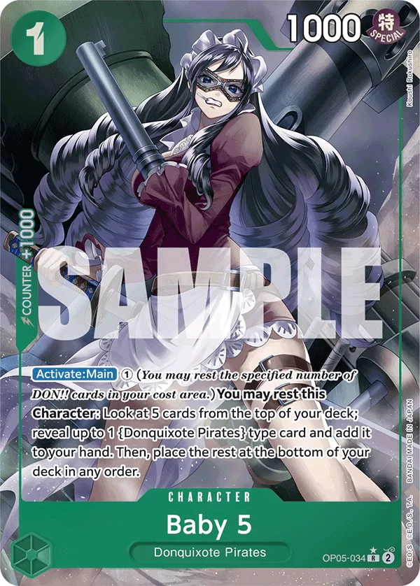 [FULL ART] Baby 5 - OP05-034 - R PRB-01 THE BEST Premium Booster