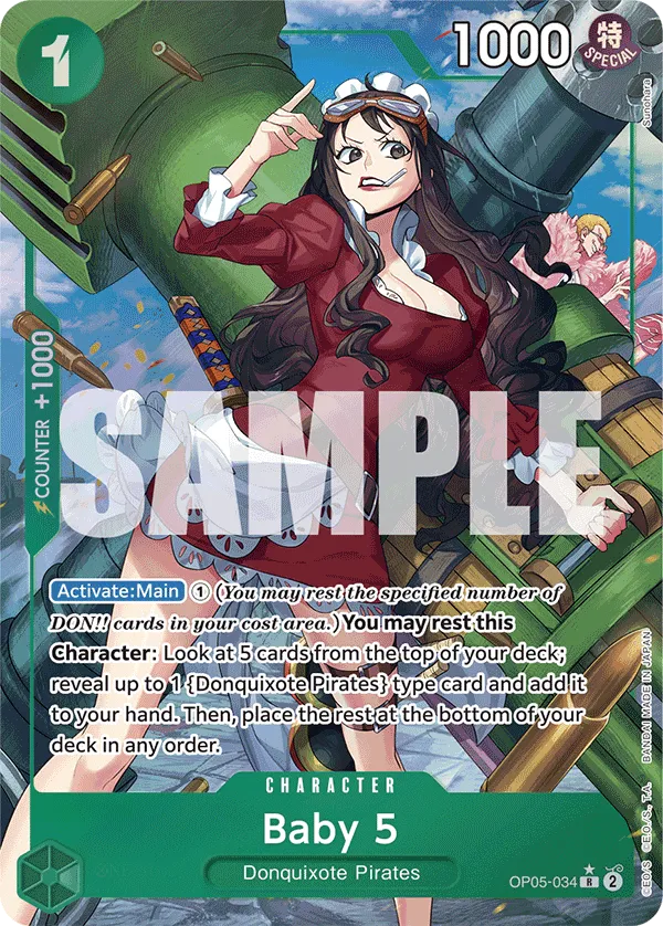 [ALTERNATE ART] Baby 5 - OP05-034 - R PRB-01 THE BEST Premium Booster