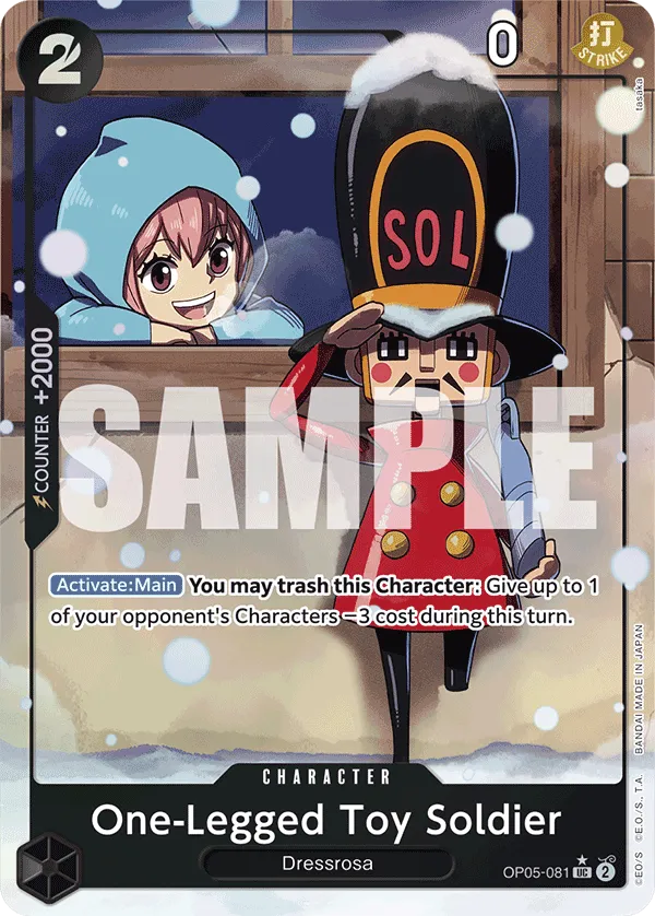 [ALTERNATE ART] One-Legged Toy Soldier - OP05-081 - UC PRB-01 THE BEST Premium Booster