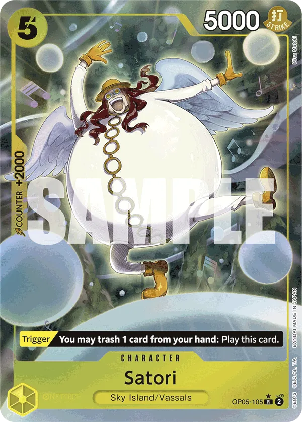[FULL ART] Satori - OP05-105 - R PRB-01 THE BEST Premium Booster