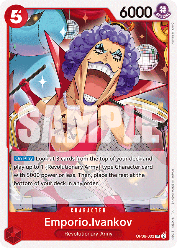 Emporio.Ivankov  - OP06-003 - Uncommon - Wings of the Captain