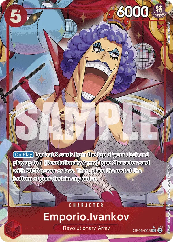 [FULL ART] Emporio.Ivankov - OP06-003 - UC PRB-01 THE BEST Premium Booster