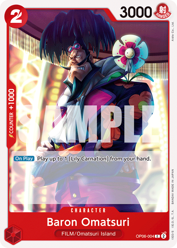 Baron Omatsuri  - OP06-004 - Common - Wings of the Captain