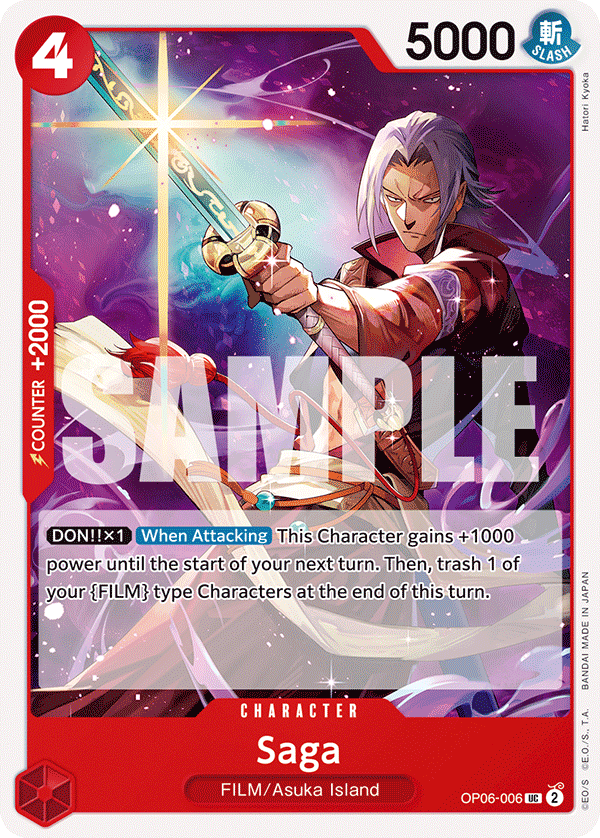 Saga  - OP06-006 - Uncommon - Wings of the Captain
