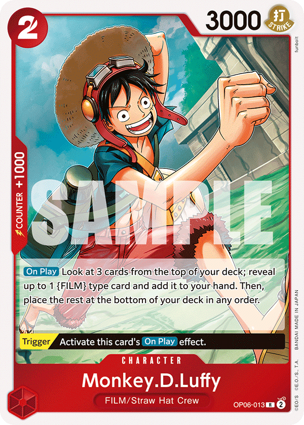 Monkey.D.Luffy  - OP06-013 - Rare - Wings of the Captain
