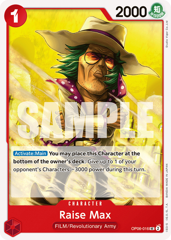 Raise Max  - OP06-016 - Uncommon - Wings of the Captain