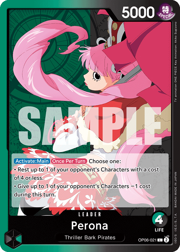 Perona (021)  - OP06-021 - Leader - Wings of the Captain