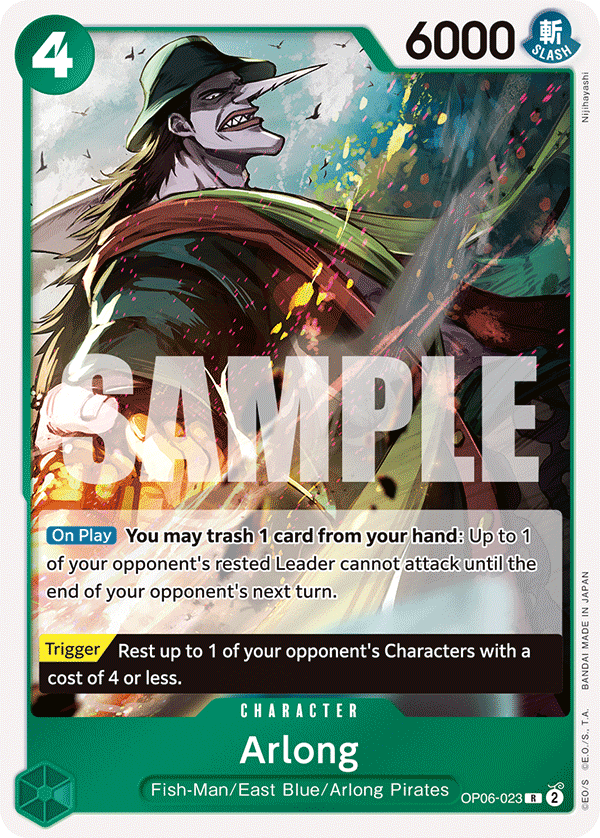 Arlong  - OP06-023 - Rare - Wings of the Captain
