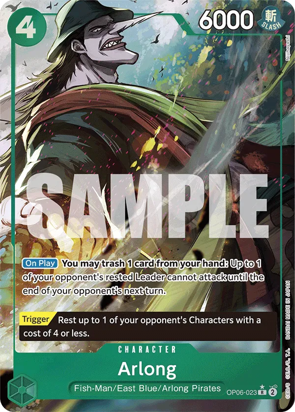 [FULL ART] Arlong - OP06-023 - R PRB-01 THE BEST Premium Booster