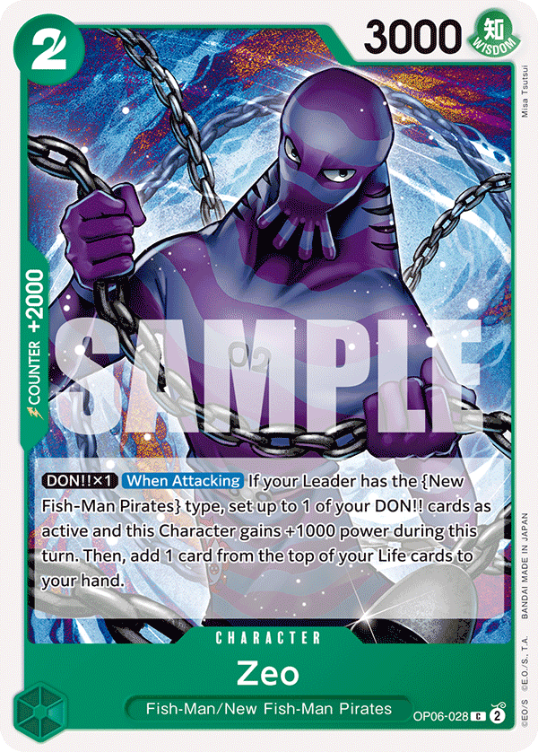 Zeo  - OP06-028 - Common - Wings of the Captain
