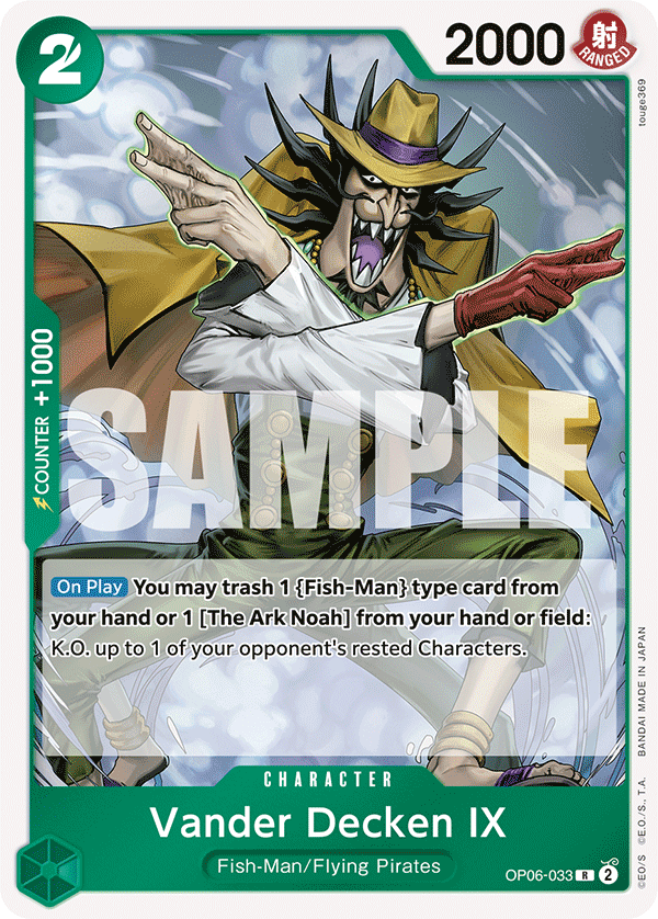 Vander Decken IX  - OP06-033 - Rare - Wings of the Captain
