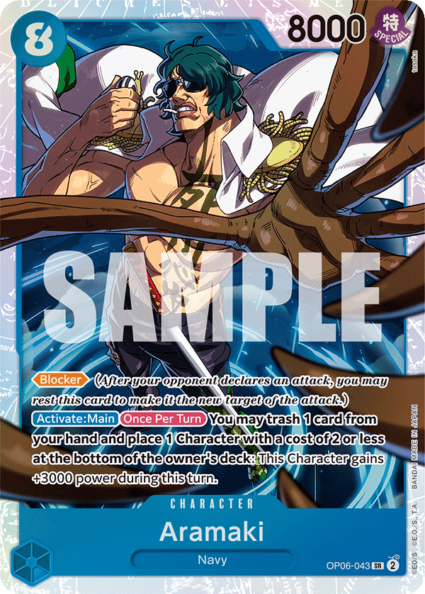 Aramaki  - OP06-043 - Super Rare - Wings of the Captain