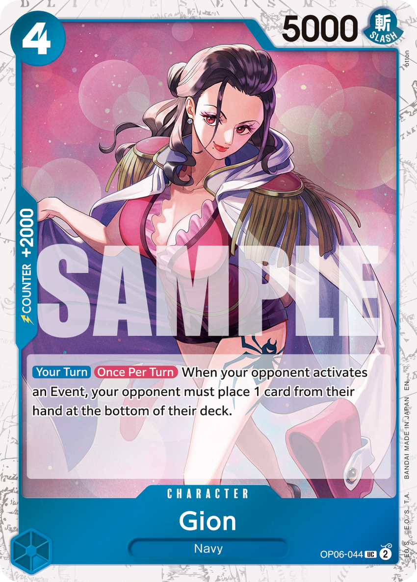 Gion OP06-044 -  [PIRATE FOIL]  [PRB-02] Premium Booster - THE BEST - VOL. 2