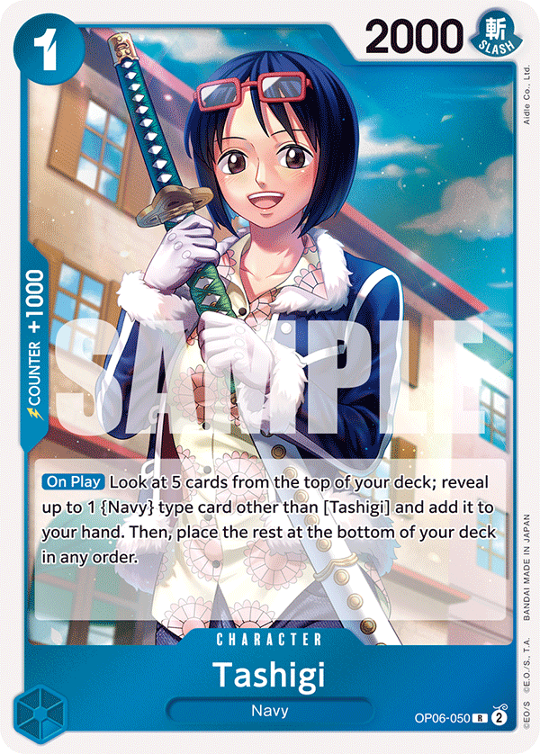 Tashigi  - OP06-050 - Rare - Wings of the Captain