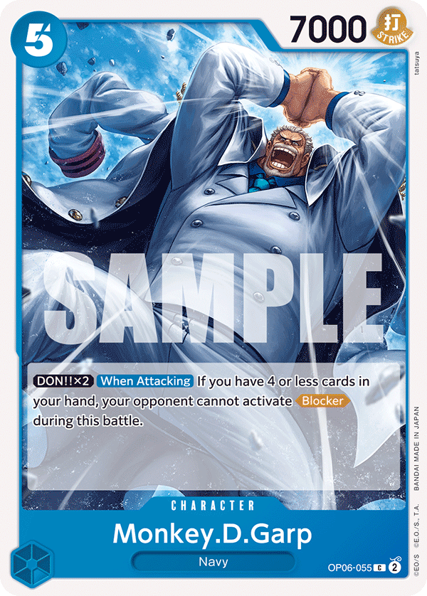 Monkey.D.Garp  - OP06-055 - Common - Wings of the Captain