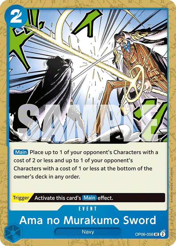 Ama no Murakumo Sword  - OP06-056 - Uncommon - Wings of the Captain