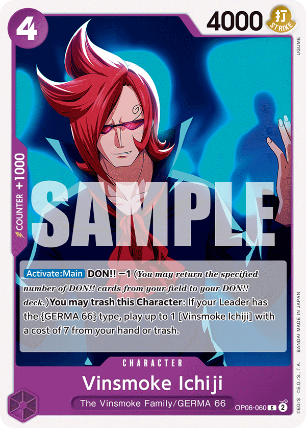 Vinsmoke Ichiji (060)  - OP06-060 - Common - Wings of the Captain