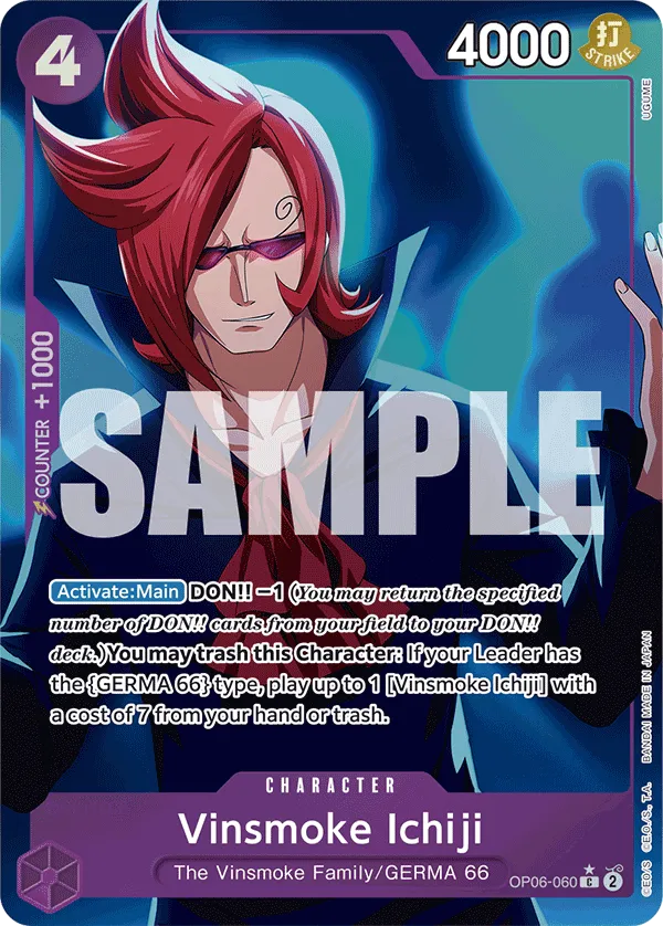 [FULL ART] Vinsmoke Ichiji - OP06-060 - C PRB-01 THE BEST Premium Booster