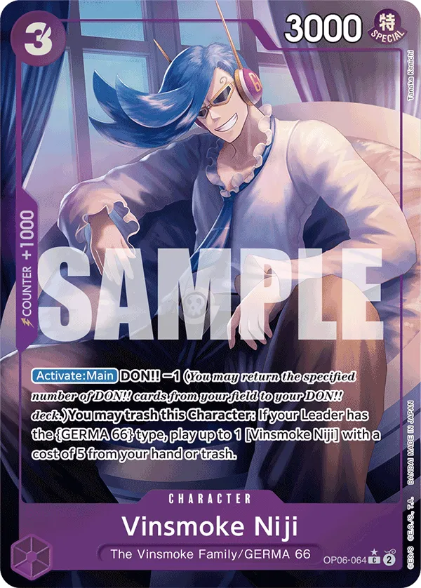 [FULL ART] Vinsmoke Niji (064) - OP06-064 - C PRB-01 THE BEST Premium Booster