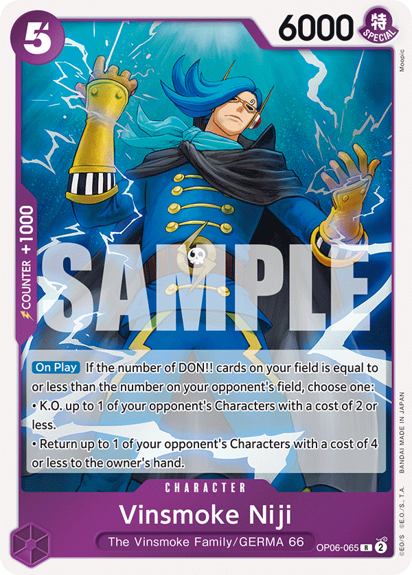 Vinsmoke Niji (065)  - OP06-065 - Rare - Wings of the Captain