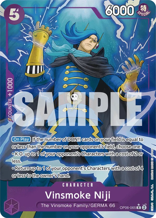[FULL ART] Vinsmoke Niji (065) - OP06-065 - R PRB-01 THE BEST Premium Booster