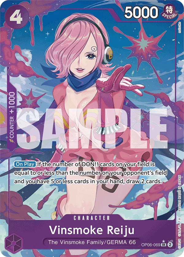 [ALTERNATE ART] Vinsmoke Reiju - OP06-069 - SR PRB-01 THE BEST Premium Booster