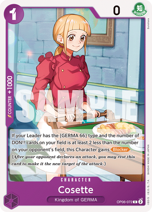 Cosette  - OP06-072 - Common - Wings of the Captain