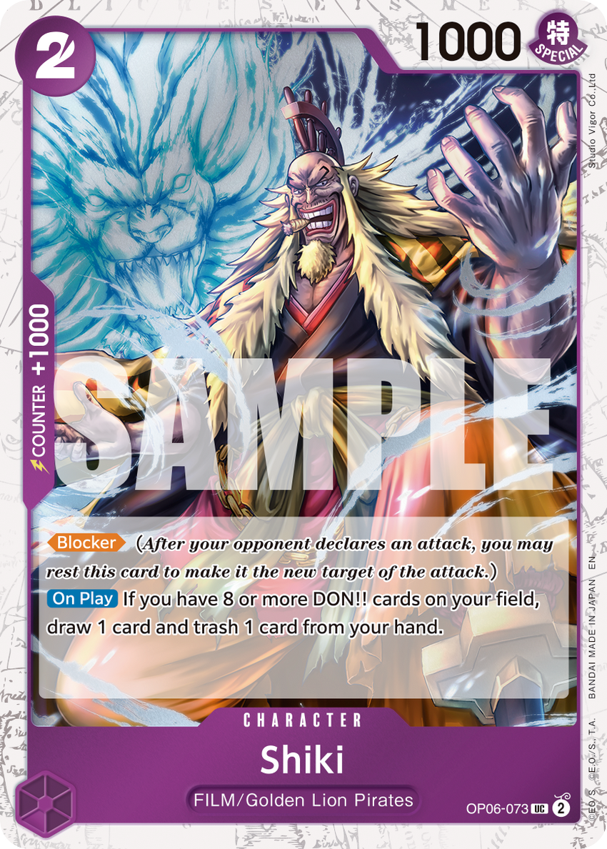 Shiki OP06-073 -  [PIRATE FOIL]  [PRB-02] Premium Booster - THE BEST - VOL. 2