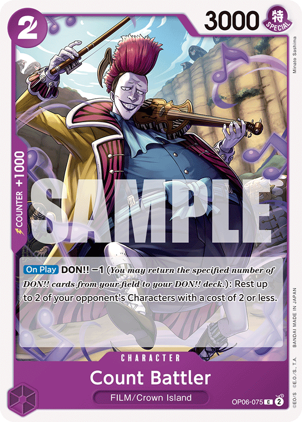 Count Battler  - OP06-075 - Common - Wings of the Captain