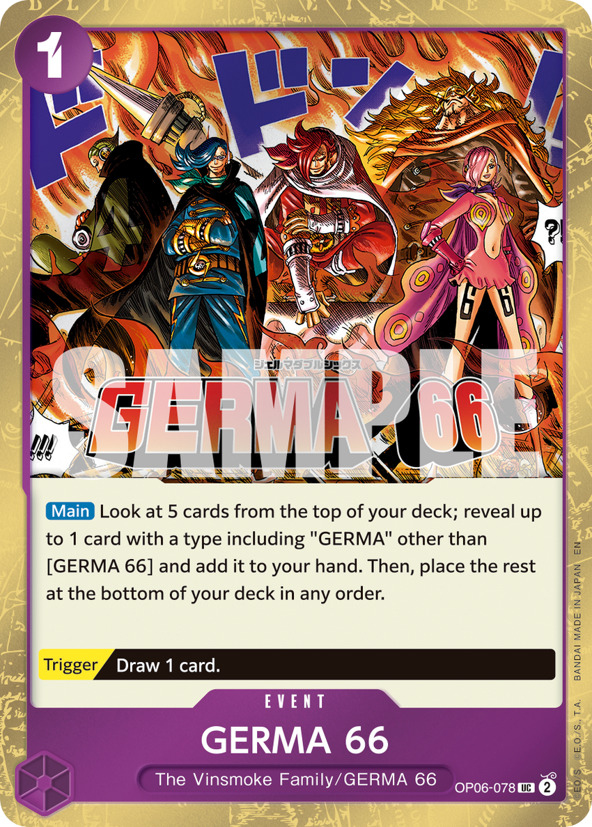 GERMA 66 OP06-078 -  [PIRATE FOIL]  [PRB-02] Premium Booster - THE BEST - VOL. 2