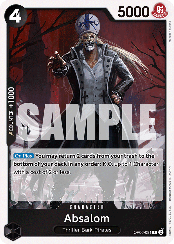 Absalom  - OP06-081 - Rare - Wings of the Captain