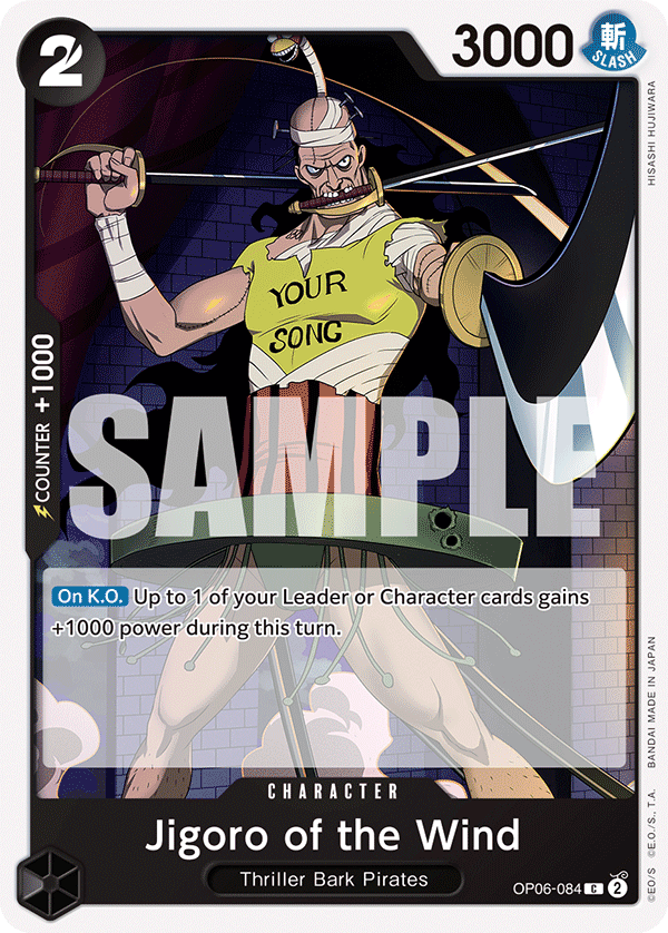 Jigoro of the Wind  - OP06-084 - Common - Wings of the Captain
