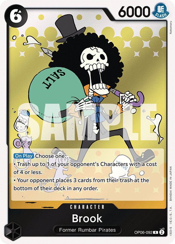 Brook  - OP06-092 - Rare - Wings of the Captain