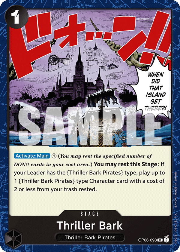 Thriller Bark  - OP06-098 - Common - Wings of the Captain