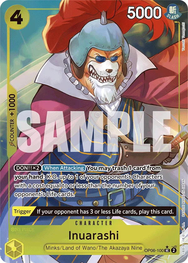[FULL ART] Inuarashi - OP06-100 - UC PRB-01 THE BEST Premium Booster