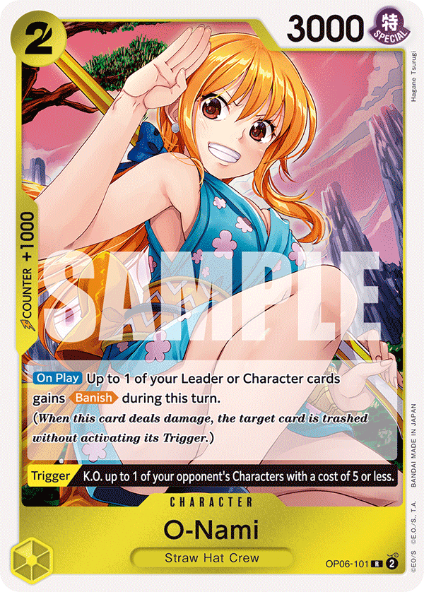 O-Nami  - OP06-101 - Rare - Wings of the Captain