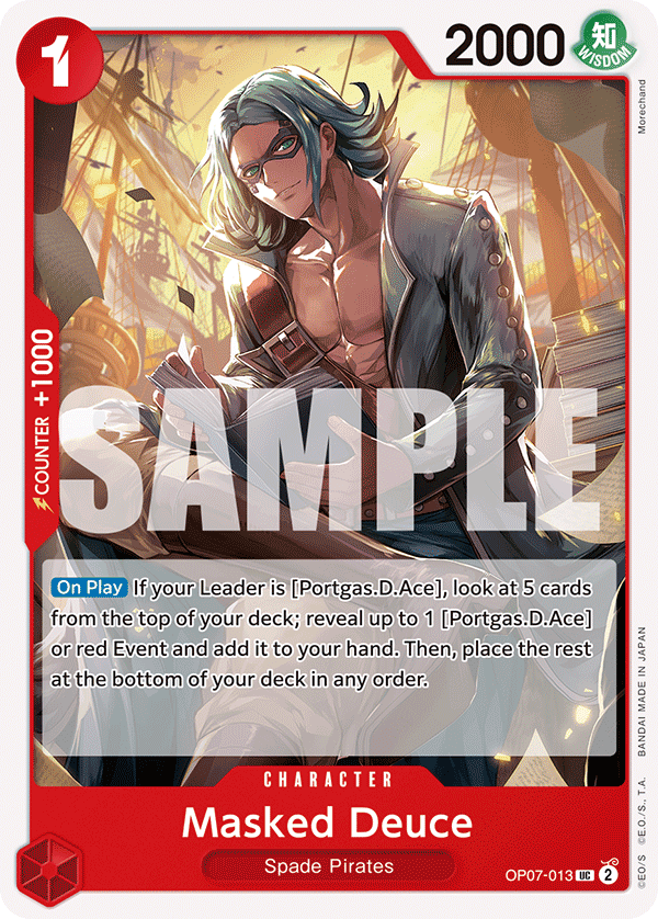 Masked Deuce OP07-013 - Uncommon OP-07 500 Years in the Future