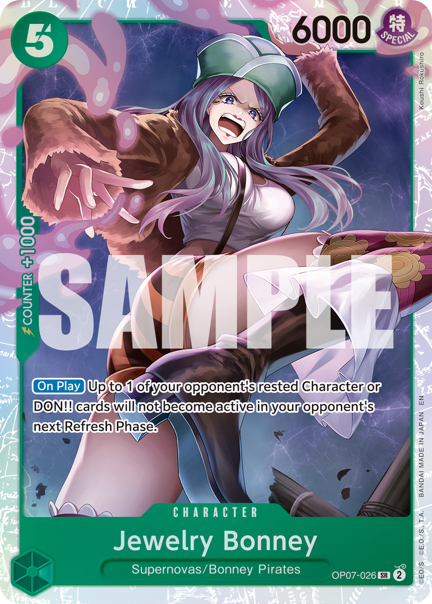Jewelry Bonney - OP07-026 (Reprint) - Super Rare [PRB-02] Premium Booster - THE BEST - VOL. 2