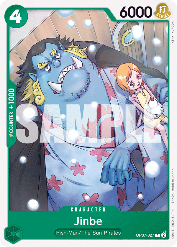 Jinbe (027) OP07-027 - Common OP-07 500 Years in the Future