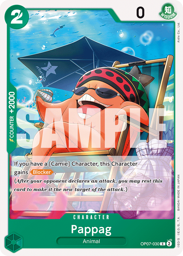 Pappag OP07-030 - Common OP-07 500 Years in the Future