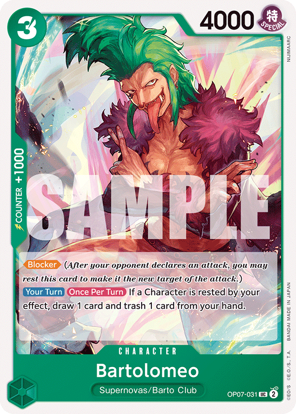 Bartolomeo OP07-031 - Common OP-07 500 Years in the Future